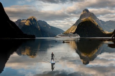 1 Taman Nasional Fiordland serta Milford Sound, Pulau Selatan